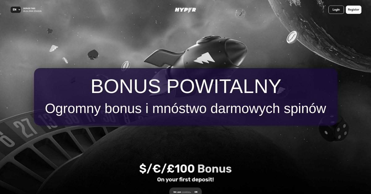 Hyper Casino Polska - Ponad 2000 slotów i błyskawiczne wypłaty